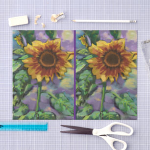 Sunflower Floral Flower Flowers Decoupage Tissue Paper