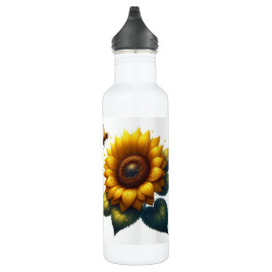 Sunflower Floral Summer  710 Ml Water Bottle