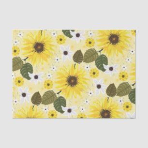 Sunflower Floral Tissue Paper