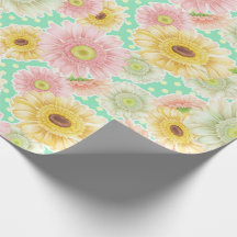 Sunflower Floral Wrapping Paper