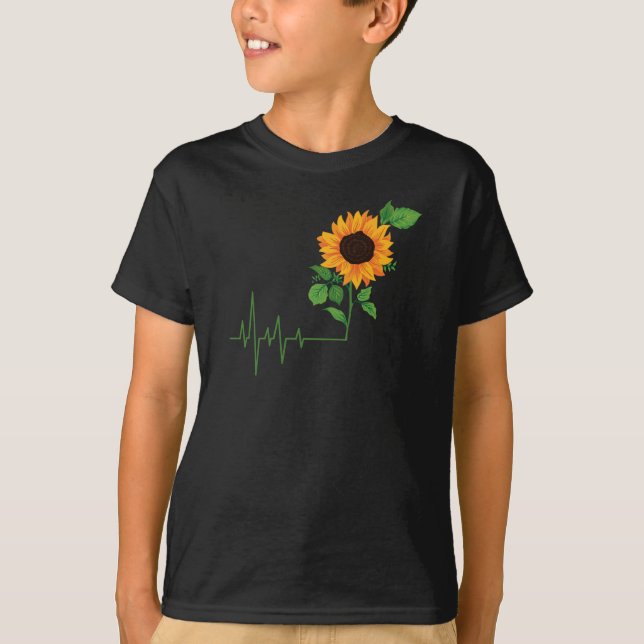 Sunflower Flower Gift T-Shirt (Front)