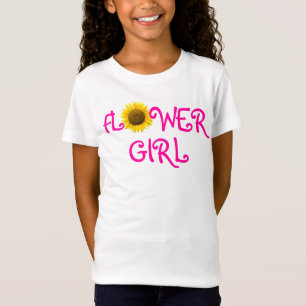Sunflower Flower Girl T-Shirt