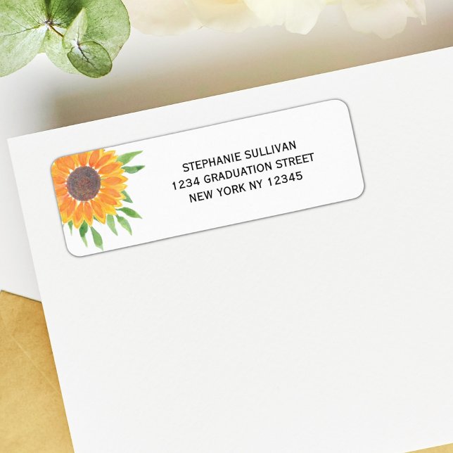Sunflower Foliage Return Address (Creator Uploaded)