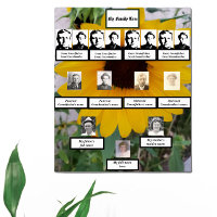 Sunflower Four-Generation Family Tree Photos