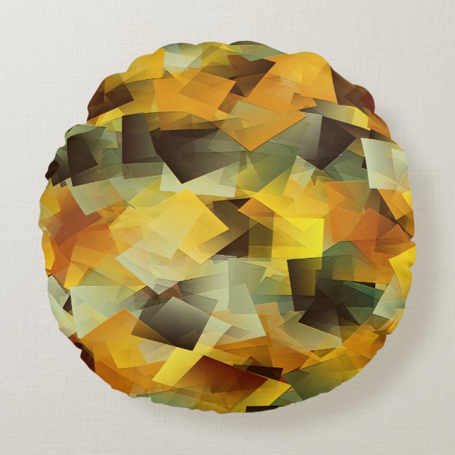 Sunflower Fun.... Round Cushion (Front)