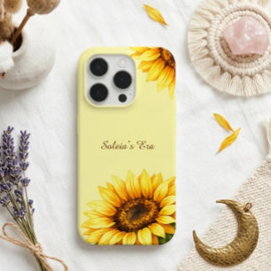 Sunflower Funkey Minimal Modren Viral Customise iPhone 15 Pro Case