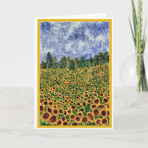 'Sunflower Galaxy' card