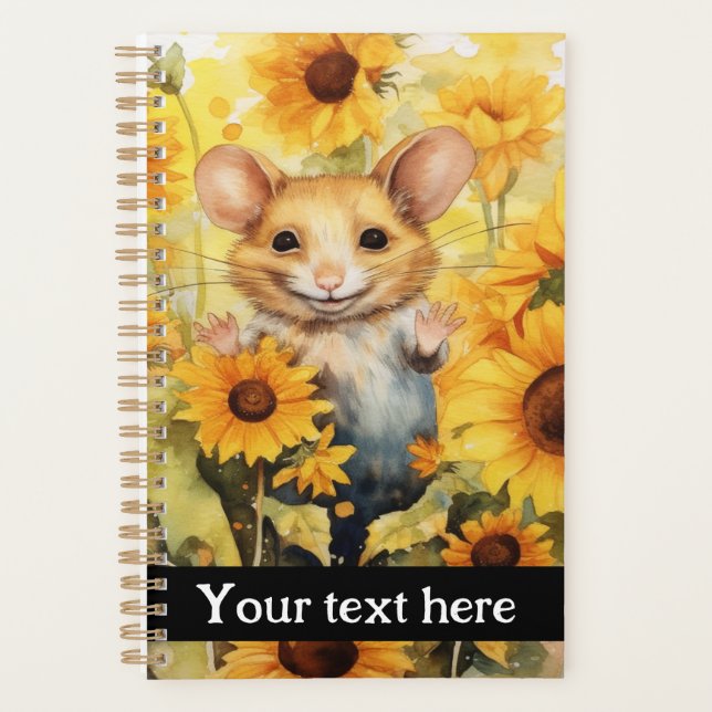 Sunflower Garden 10 Miceville Planner (Front)