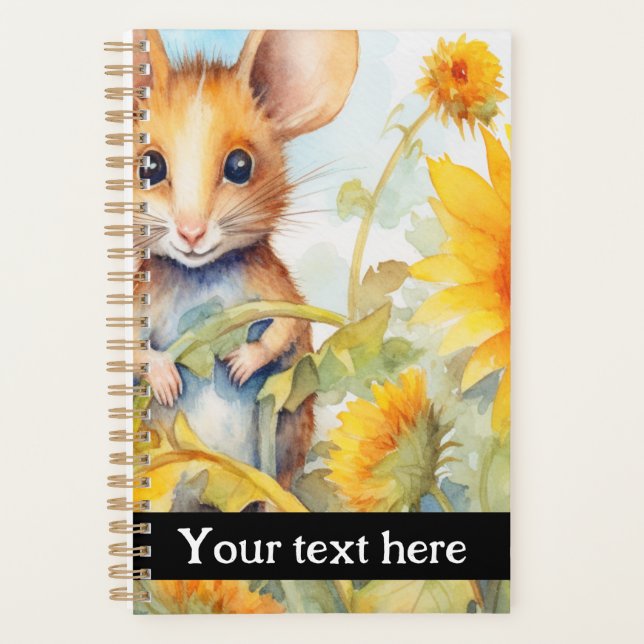 Sunflower Garden 14 Miceville Planner (Front)