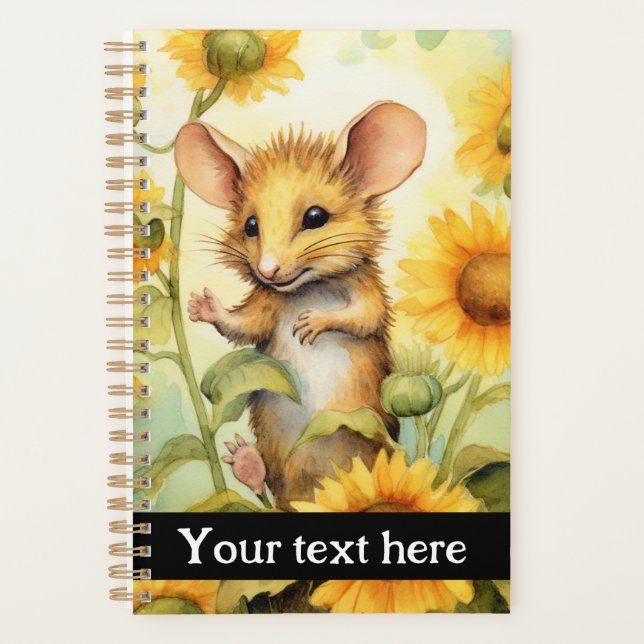 Sunflower Garden 15 Miceville Planner (Front)