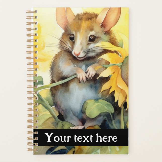 Sunflower Garden 4 Miceville Planner (Front)