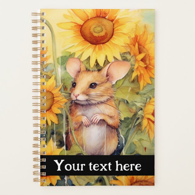 Sunflower Garden 5 Miceville Planner (Front)