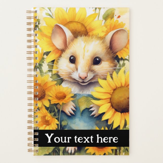 Sunflower Garden 7 Miceville Planner (Front)