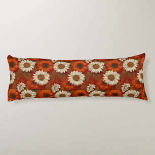 Sunflower Garden Guest Room Decor Timeless Outdoor Body Cushion