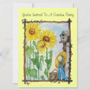 Sunflower Garden Invitation