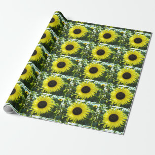Sunflower Garden Wrapping Paper