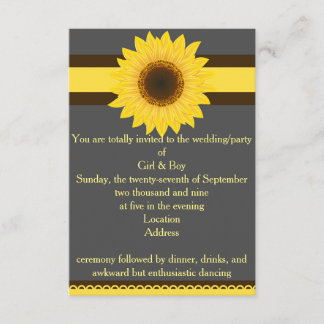 Sunflower General Invitation