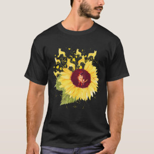 Sunflower German Shepherd Gsd Dog  Men Women T-Shirt