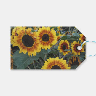 sunflower gift tag