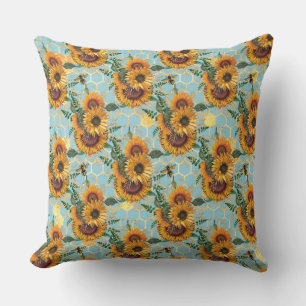 Sunflower Gifts Bright As A Sunflower Cushion