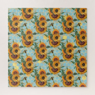 Sunflower Gifts Bright As A Sunflower Jigsaw Puzzle