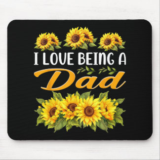 Sunflower Gifts For Dad Pregnancy Announcement App Mouse Pad