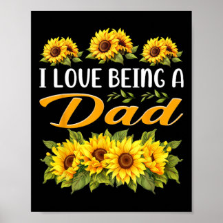 Sunflower Gifts For Dad Pregnancy Announcement App Poster