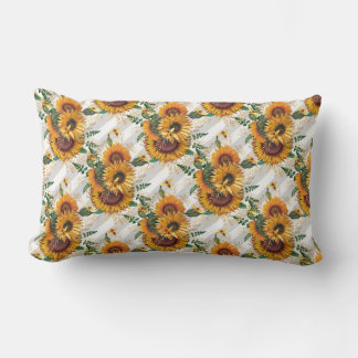 Sunflower Gifts | Look At The Sunflower Lumbar Cushion