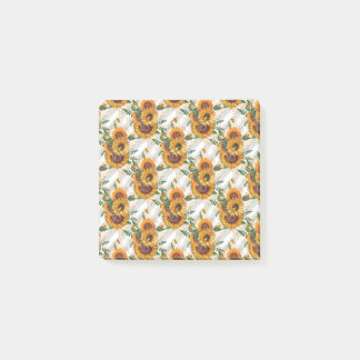 Sunflower Gifts | Look At The Sunflower Post-it Notes