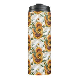 Sunflower Gifts | Look At The Sunflower Thermal Tumbler