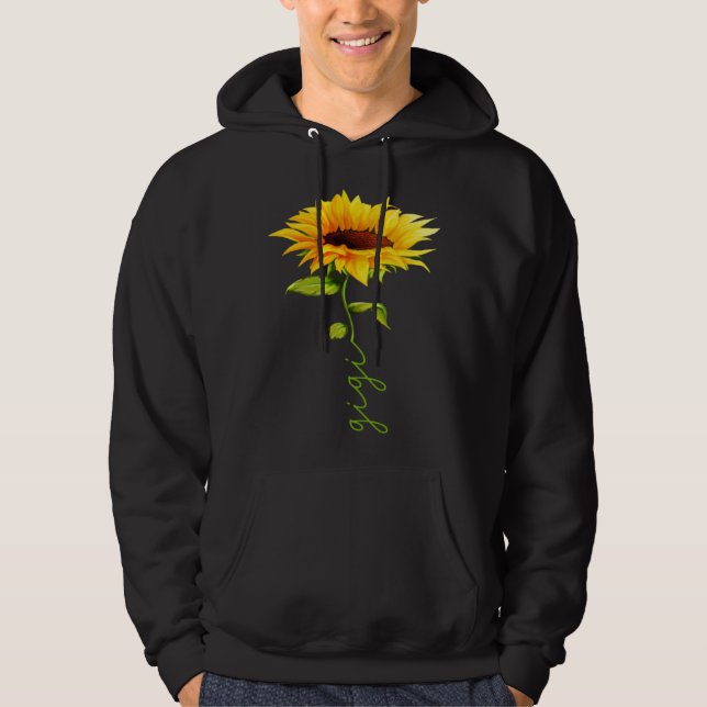 Sunflower Gigi Mother's Day Floral Funny Matching  Hoodie (Front)