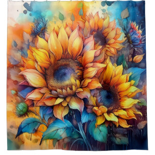 Sunflower Glory Shower Curtain
