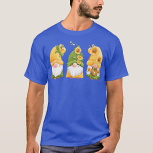 SUNFLOWER GNOMES, GARDEN BUZY BEES, BEE KIND, AUTU T-Shirt