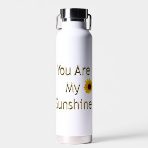 Sunflower Gold You Are My Sunshine, Water Bottle