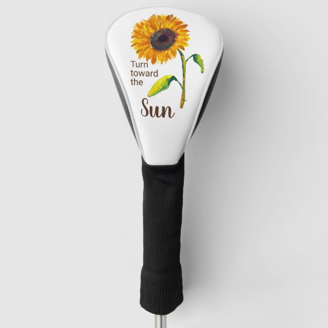 Sunflower Golf Head Cover (Front)