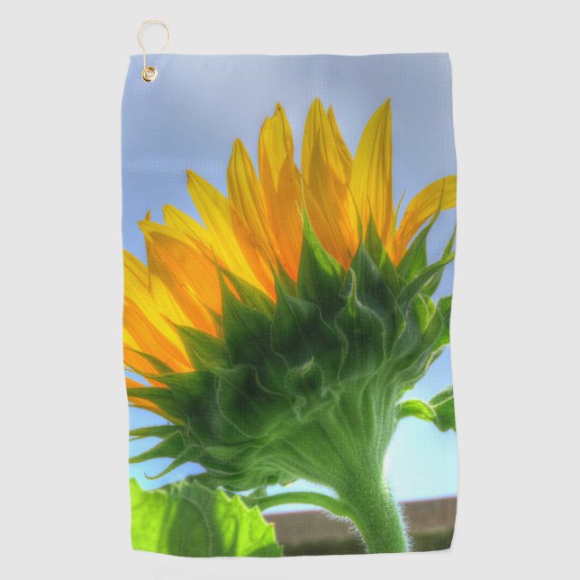Sunflower Golf Towel (Front)