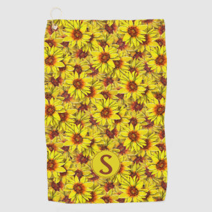 Sunflower Golf Towel