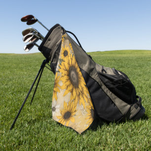 Sunflower Golf Towel