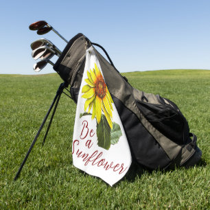 Sunflower Golf Towel
