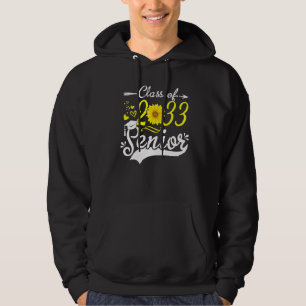 Sunflower Graduation Senior Class of 2033 33 Funny Hoodie