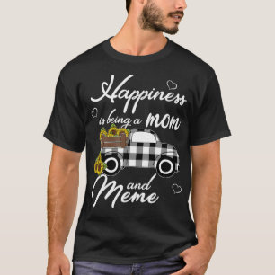 Sunflower Grandma Happiness is being a Mum and Me T-Shirt