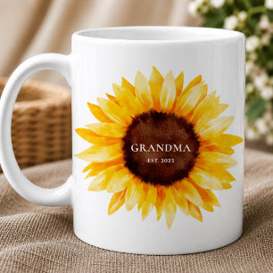 Sunflower Grandma Mug Grandma Gift