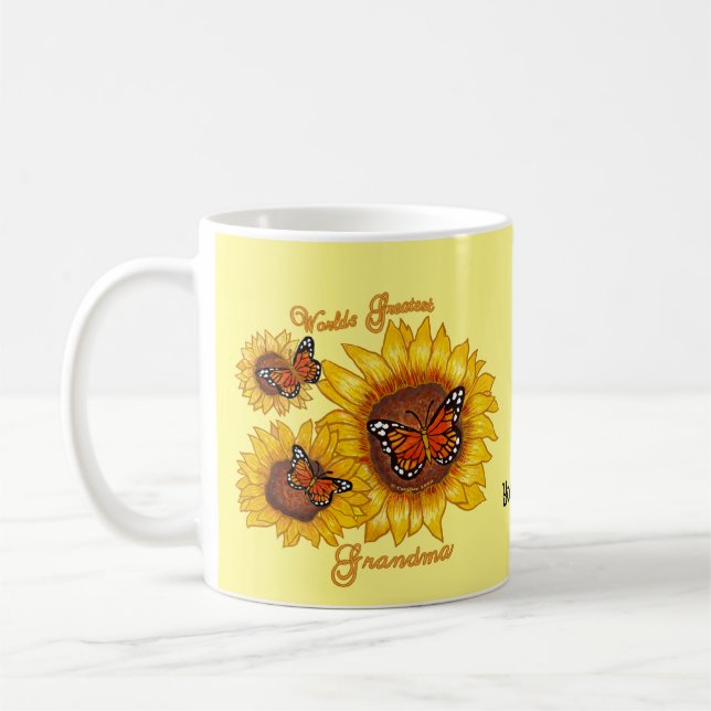  Sunflower Great Grandma Mug (Left)