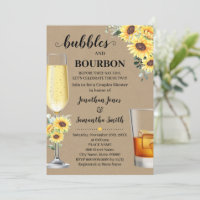 Sunflower Greenery Bubbles & Bourbon Before I do