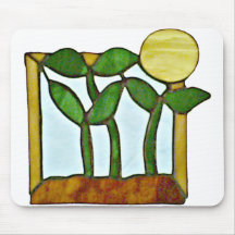 Sunflower Greens Mousepad