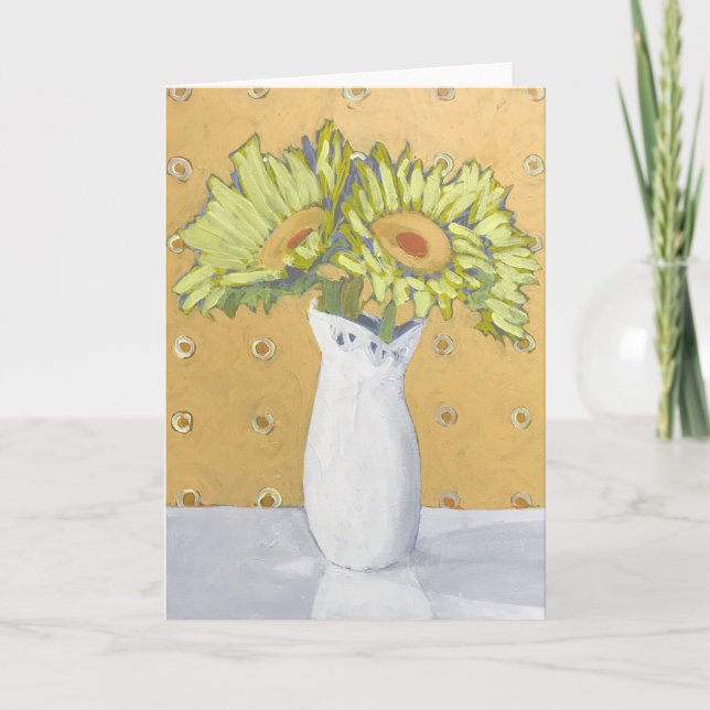 Sunflower Greeting Card (Front)