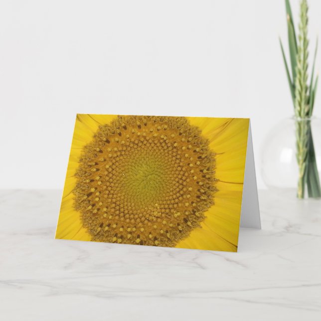 Sunflower Greeting Card (Front)
