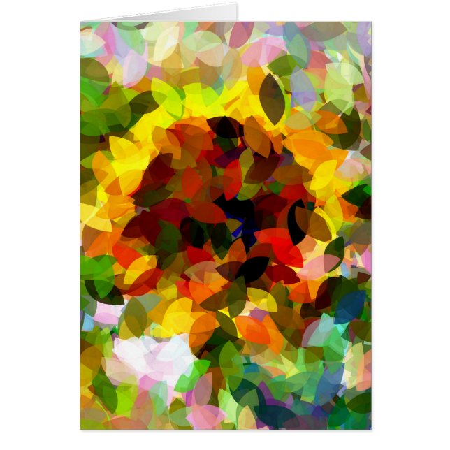 SUNFLOWER GREETINGS CARD (Front)