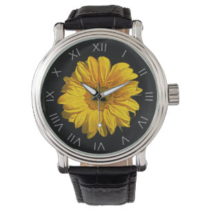 Sunflower Grey Roman Numbers Mens cn Watch