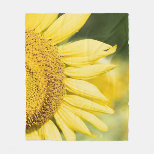 Sunflower Half Fleece Blanket